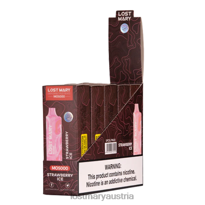 hat Mary Mo5000 verloren Erdbeereis- Lost Mary Vape ZÃ¼ge 24NB66