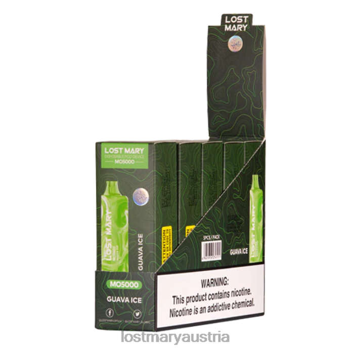 hat Mary Mo5000 verloren Guaveneis- Lost Mary Vape ZÃ¼ge 24NB36