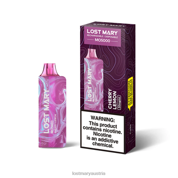 hat Mary Mo5000 verloren Kirschzitrone- Lost Mary Vape Geschmack 24NB23