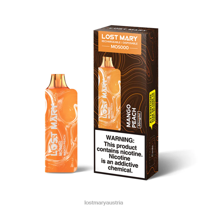 hat Mary Mo5000 verloren Mango-Pfirsich- Lost Mary Vape Sorten 24NB47