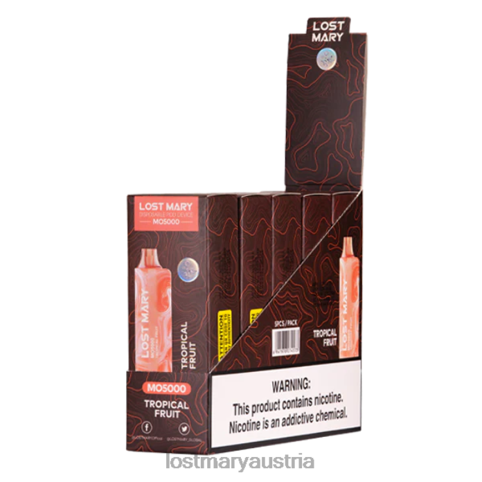 hat Mary Mo5000 verloren Tropische Frucht- Lost Mary Vape ZÃ¼ge 24NB76