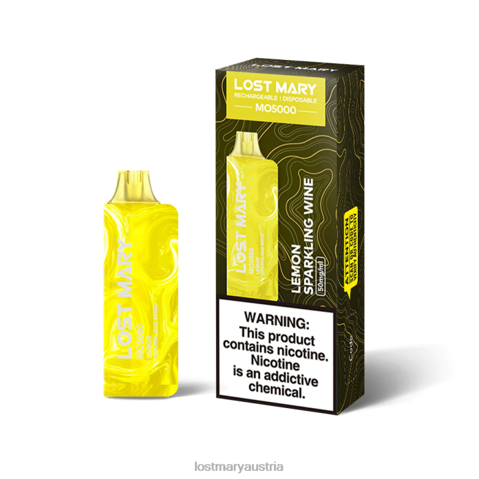 hat Mary Mo5000 verloren Zitronensekt- Lost Mary Vape Geschmack 24NB43