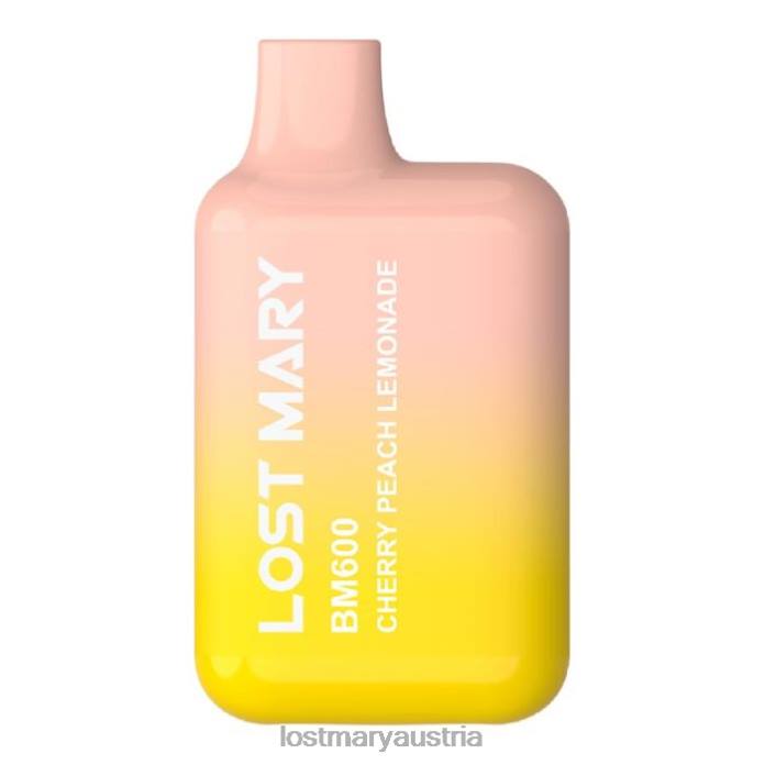 Lost Mary BM600 Einweg-Vaporizer Kirsch-Pfirsich-Limonade- Lost Mary Vape ZÃ¼ge 24NB126