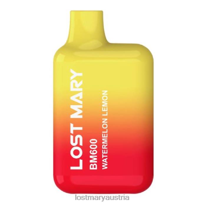 Lost Mary BM600 Einweg-Vaporizer Wassermelone Zitrone- Lost Mary Vape Einschalten 24NB125