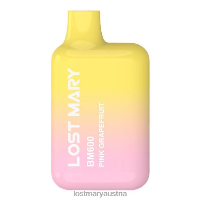 Lost Mary BM600 Einweg-Vaporizer rosa Grapefruit- Lost Mary Vape Preis 24NB154