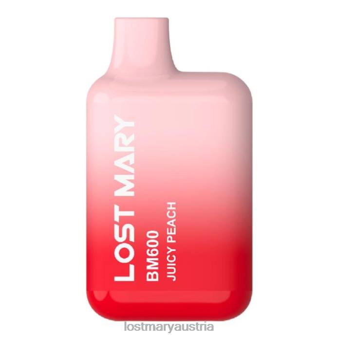 Lost Mary BM600 Einweg-Vaporizer saftiger Pfirsich- Lost Mary Geschmack 24NB149