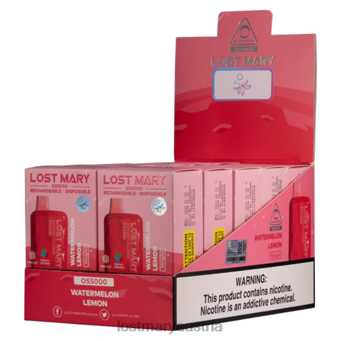 Verlorene Mary OS5000 Wassermelone Zitrone- Lost Mary Kaufen Osterreich 24NB78