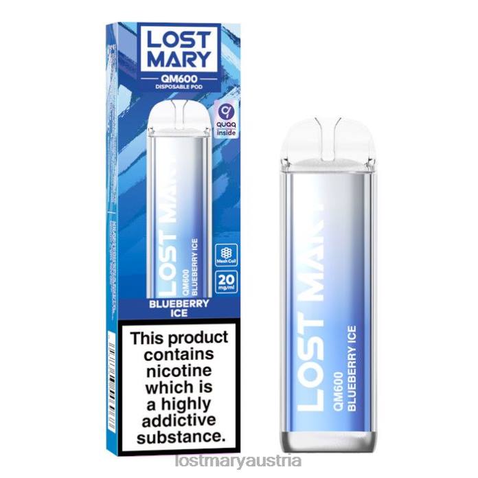 Lost Mary QM600 Einweg-Vaporizer Blaubeereis- Lost Mary Vape Sorten 24NB157