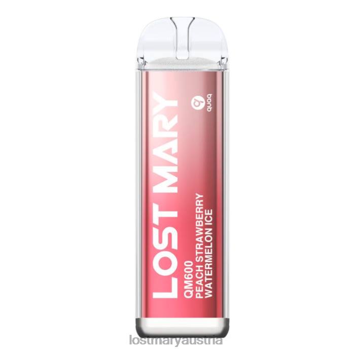 Lost Mary QM600 Einweg-Vaporizer Pfirsich-Erdbeer-Wassermelone- Lost Mary Vape ZÃ¼ge 24NB166