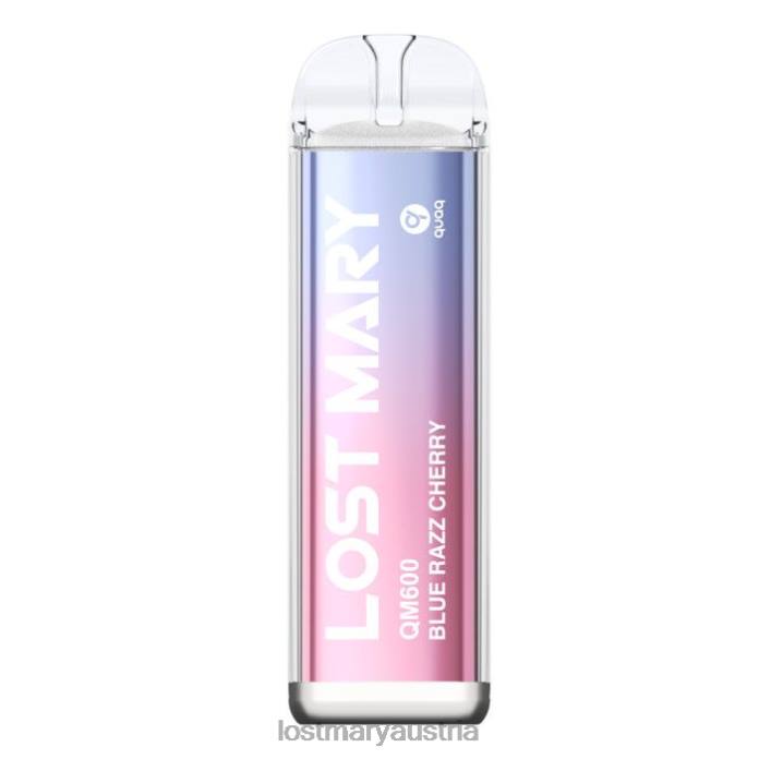Lost Mary QM600 Einweg-Vaporizer blaue Razz-Kirsche- Lost Mary Vape ZÃ¼ge 24NB156