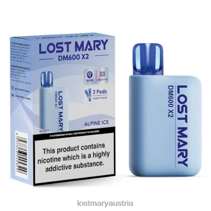 Lost Mary DM600 x2 Einweg-Vaporizer Alpeneis- Lost Mary Vape ZÃ¼ge 24NB186