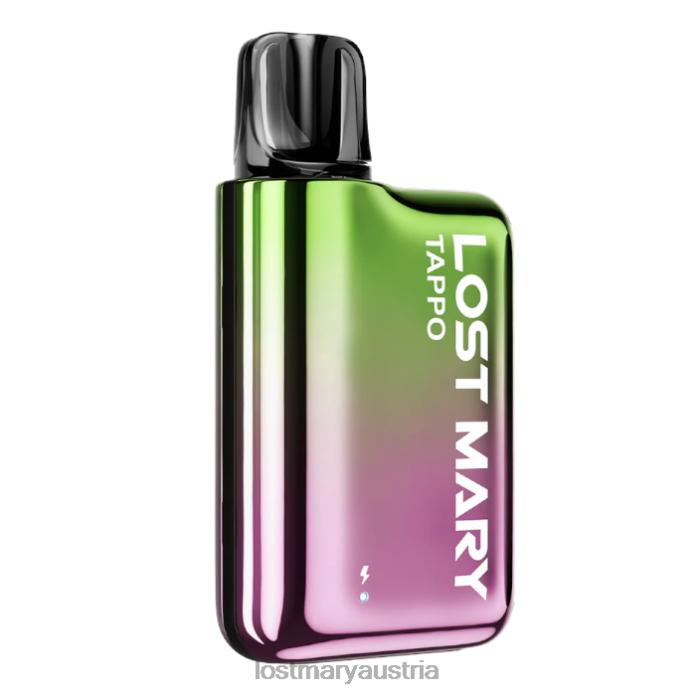 Lost Mary Tappo vorgefülltes Pod-Kit – vorgefülltes Pod grün rosa + Wassermelone- Lost Mary Vape Einschalten 24NB175